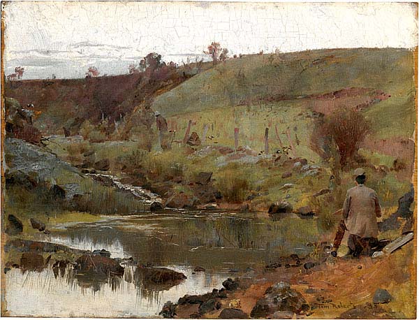 Tom roberts A quiet day on Darebin Creek